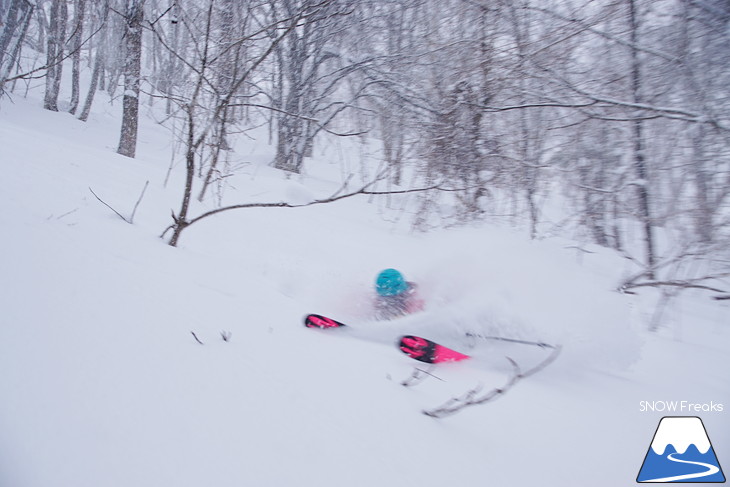 カムイスキーリンクス　-11℃。冬空からの素敵なクリスマスプレゼント♪